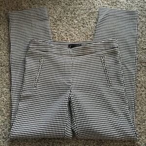 ZAC & RACHEL Straight Leg Houndstooth Pants, size 6, 103